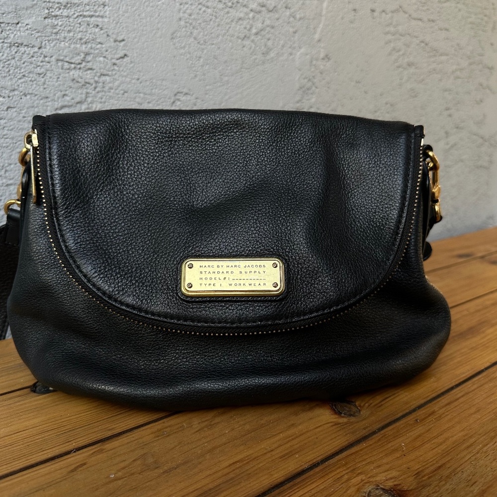 Black Marc Jacobs Crossbody Leather
